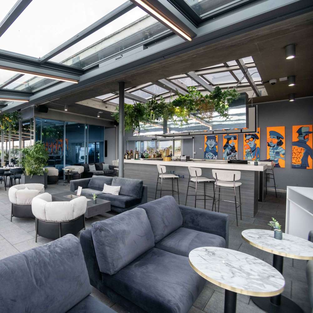 bar lounge en terrasse ou veranda