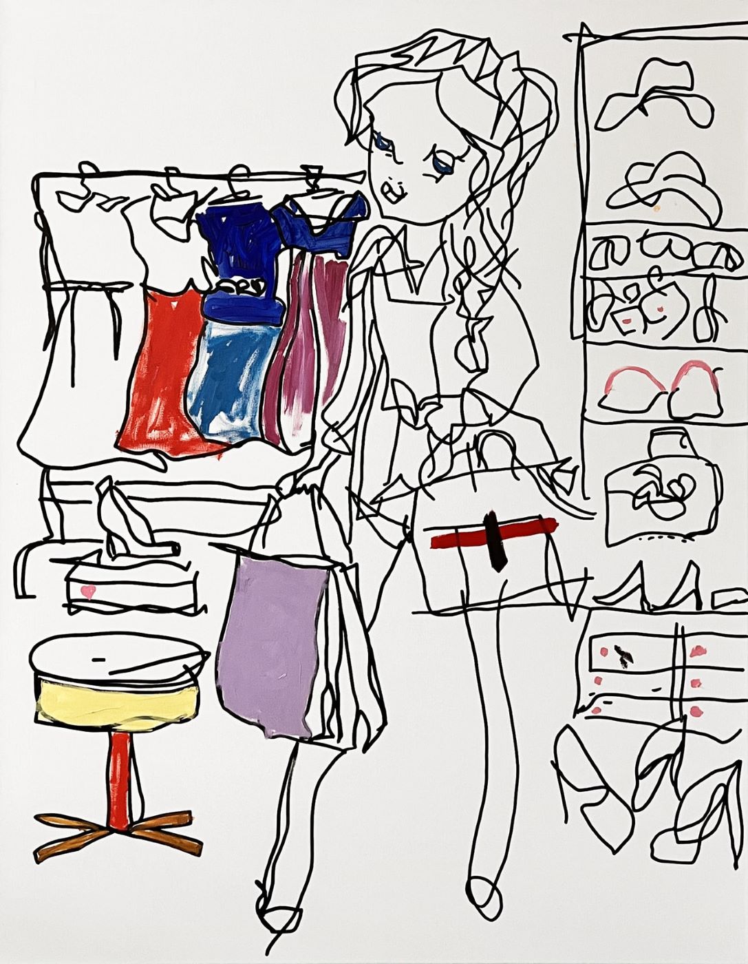 Hadrien Dussoix - Le Floris - Tableau Fashion first
