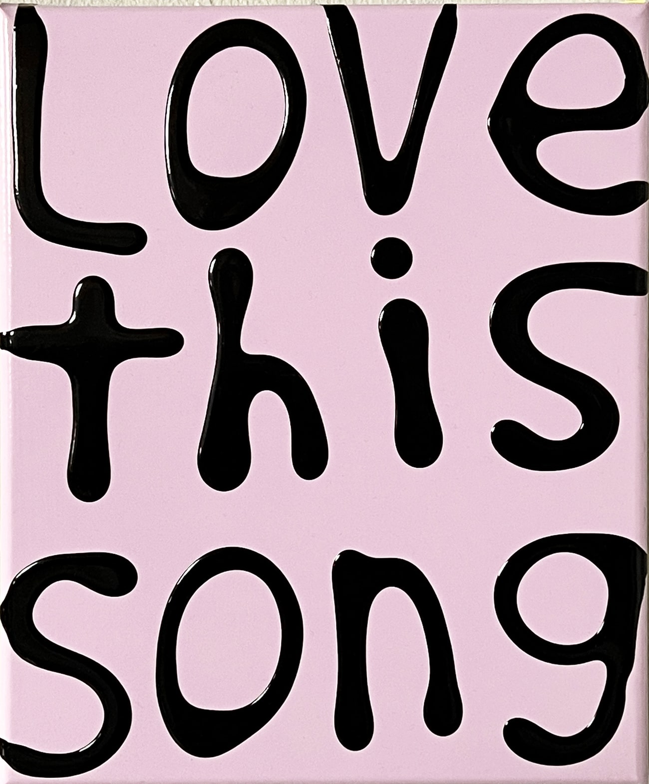 Exposition Hadrien Dussoix Genève - Tableau LOVE THIS SONG
