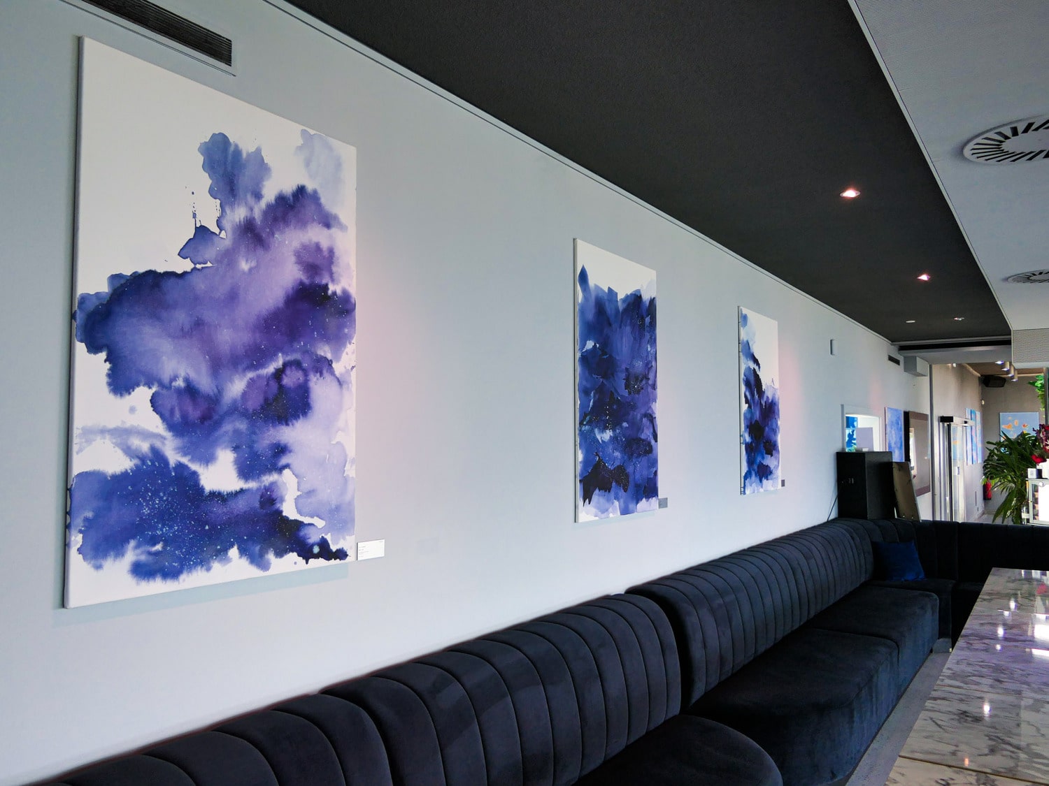 Exposition 2025 Genève Le Floris - Joëlle Cabanne - BEYOND BLUE