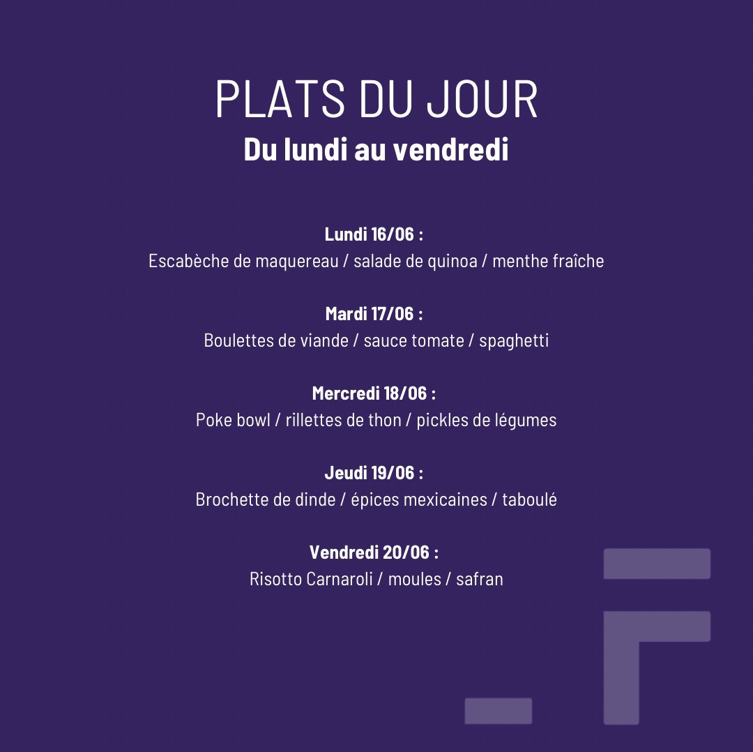 Daily dish Week 2 - Pinte et Floris - Anières June 2025 Daily dish Week 2 - Pinte et Floris - Anières June 2025